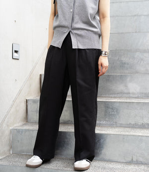 リネンライクシャイニータックパンツ