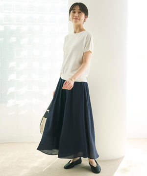 ヴィンテージシアー ギャザーワイドパンツ