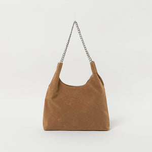 スエードライク チェーン ショルダーバッグ