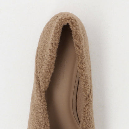 スクエア 2WAY フラットシューズ（ベージュ）