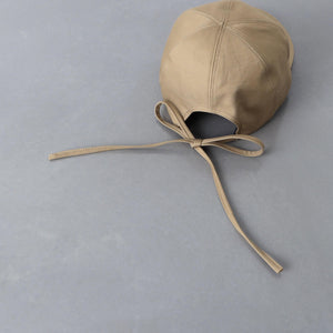 コットン バックリボン キャップ UV