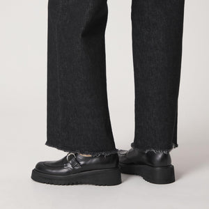 モンクストラップボリュームソールフラット55↑