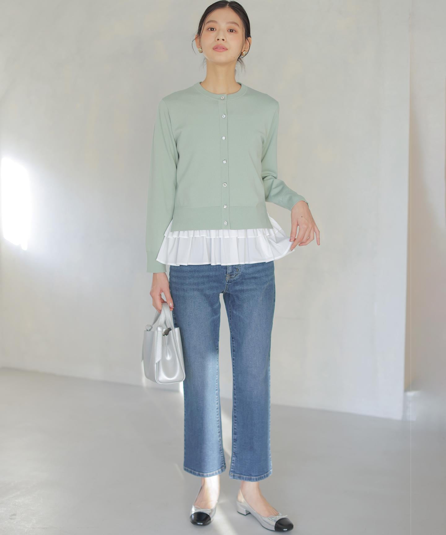 ミッドデニム パンツ