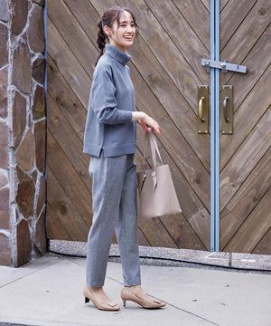 ラグランニットトップス