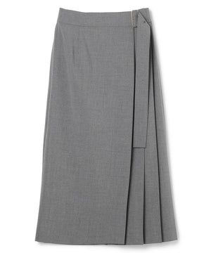 ZEPHYR / ウールライクアシンメトリープリーツスカート