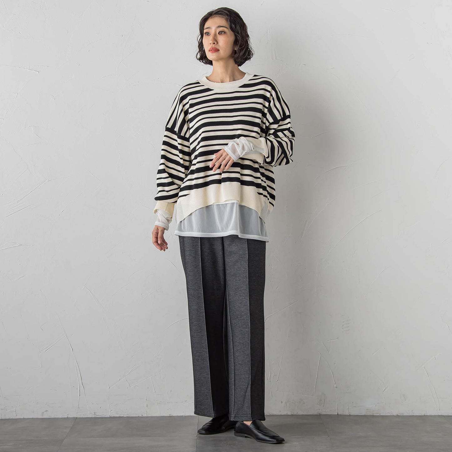 【WEB限定】”重ねるだけで格上げ”レイヤードインナー