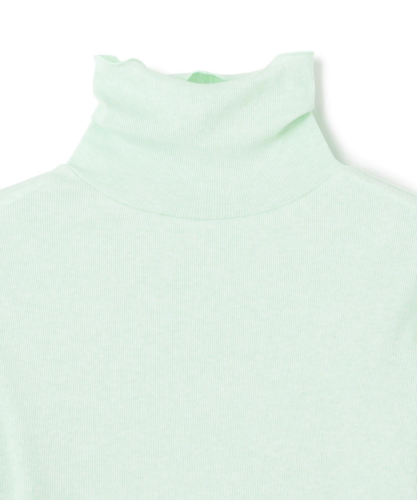 コットンカシミヤ タートルネックカットソー