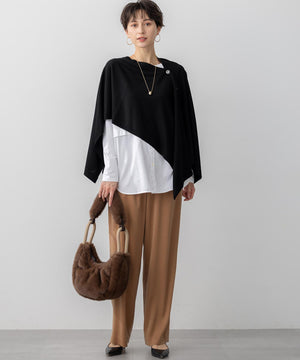 スエーディーサテン ワイド パンツ