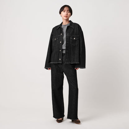 カットオフ デニムジャケット