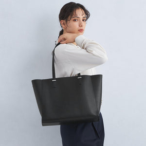 【WEB限定】ワンポイント シンプル トートバッグ（ソフトPCバッグ付） / A4 / 通勤