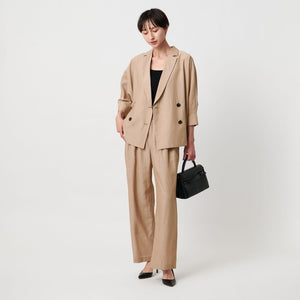 シアー ドルマン ブラウス ジャケット ウォッシャブル