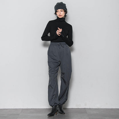 リブタートルニットプルオーバー≪手洗い可能≫