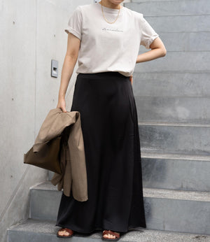 ワンポイントスリムTシャツ