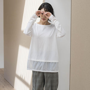 【WEB限定】”重ねるだけで格上げ”レイヤードインナー