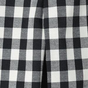 シャイニー ギンガムチェック パンツ