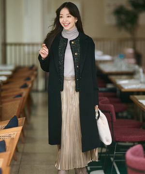 GIOLICA ボタン ツイード ジャケット