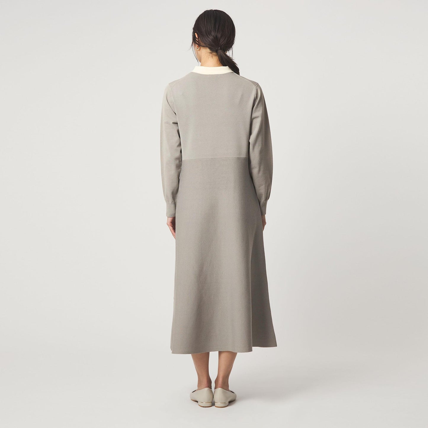 ハイショク エリツキ ニット ワンピース