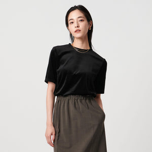 ベロア Tシャツ ウォッシャブル
