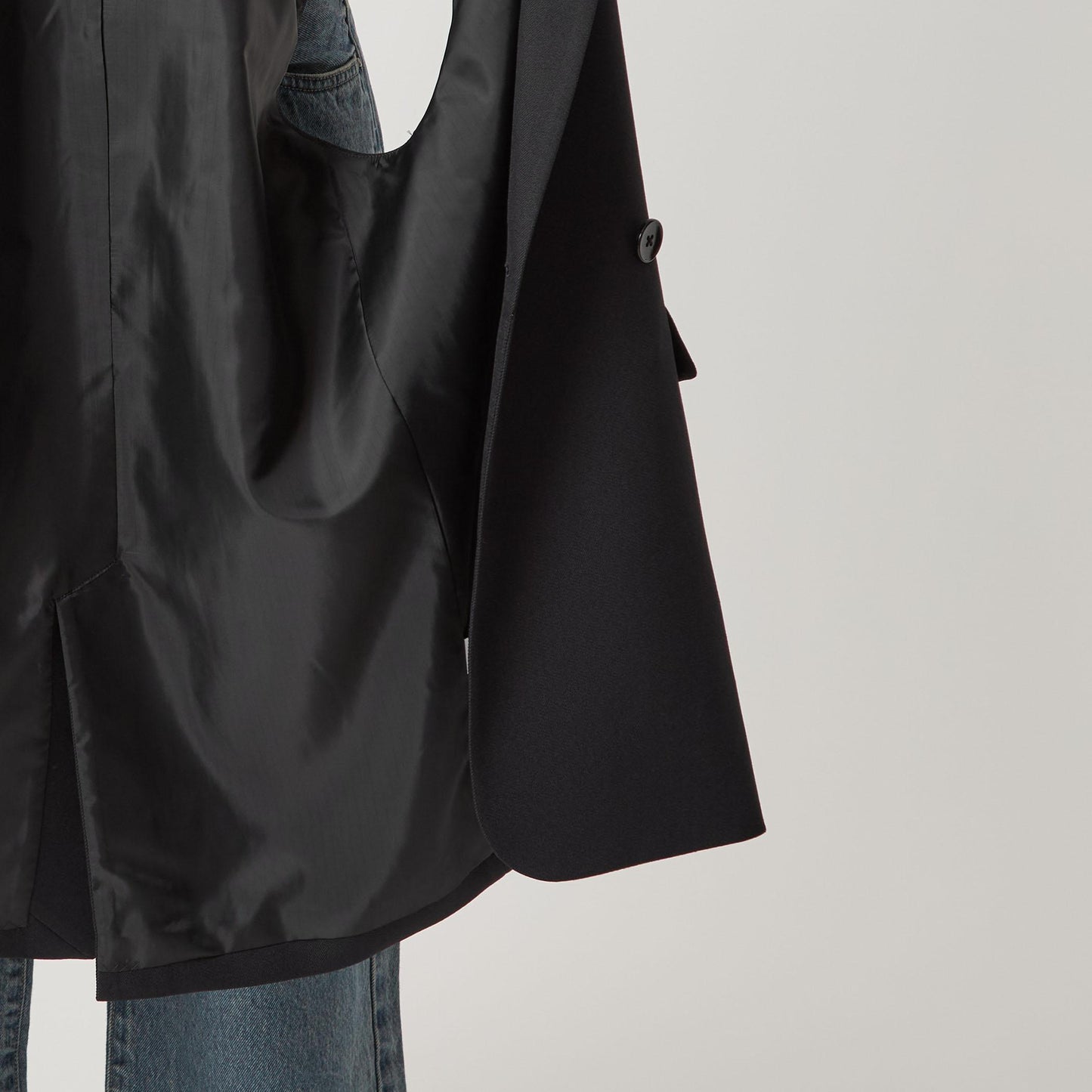 ツイードライク ジレ マシンウォッシャブル 帯電防止