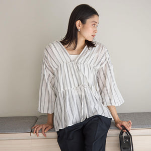 【結論シリーズ】全方位映えギャザーブラウス