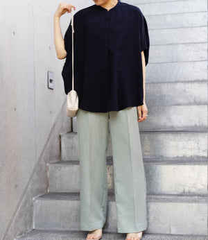 タンブラーブッチャーコクーンブラウス