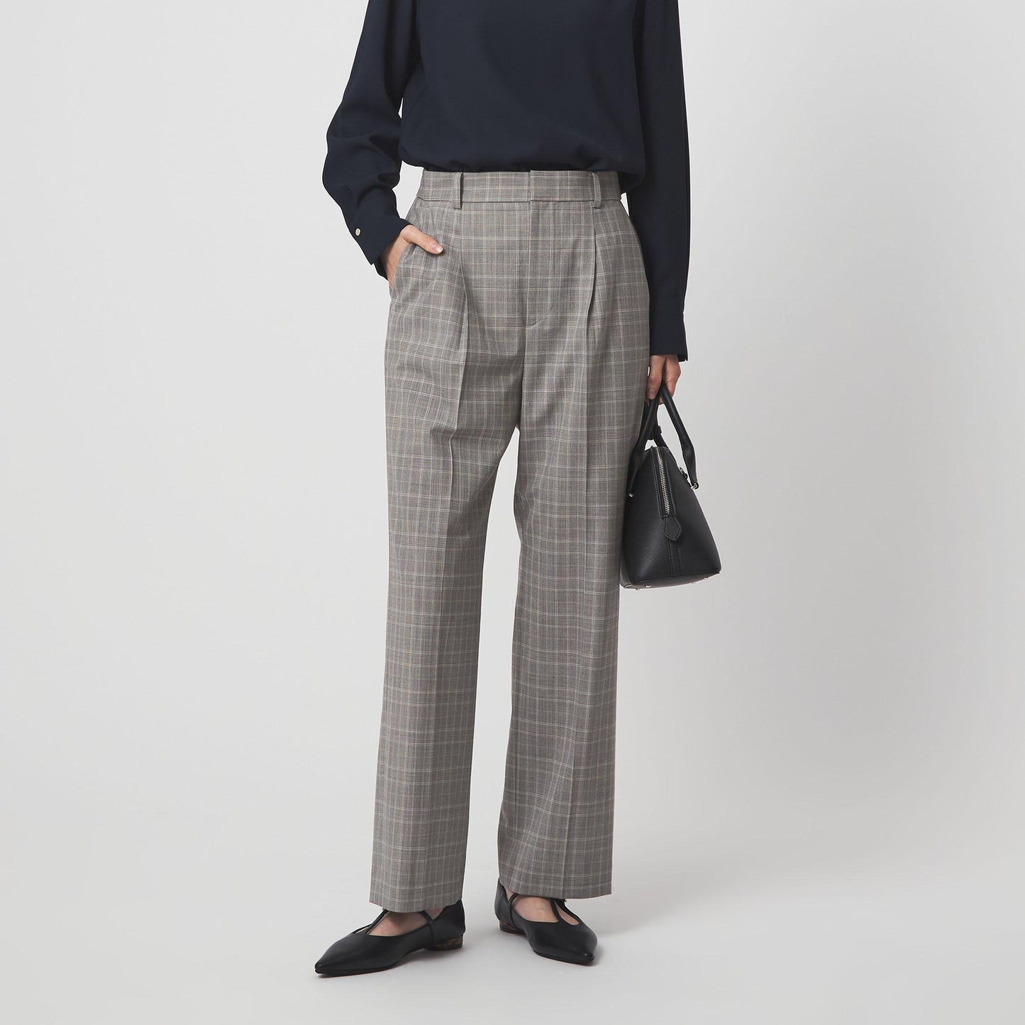 ［size SHORT/TALLあり］カチリラ ストレート パンツ ウォッシャブル ストレッチ