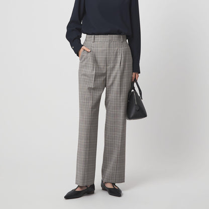 ［size SHORT/TALLあり］カチリラ ストレート パンツ ウォッシャブル ストレッチ