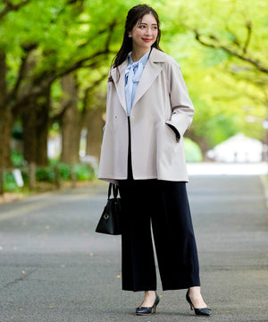 エレカジストレッチミドルトレンチ コート