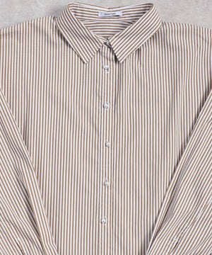 パール釦オーバーサイズシャツ