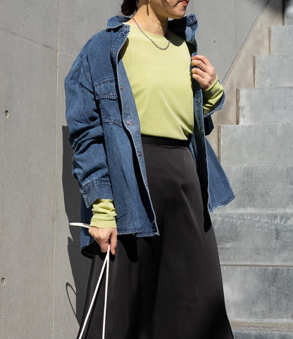 ダブルチュールカットソー