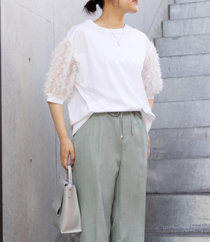 シアーフリンジドッキングカットソー