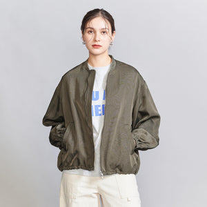 ナイロンツイル ジップブルゾン