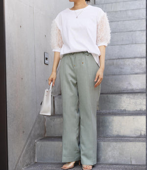 シアーフリンジドッキングカットソー