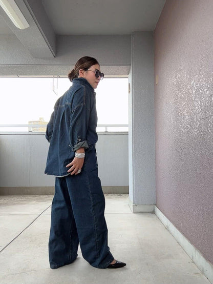 イージーデニムセットアップ