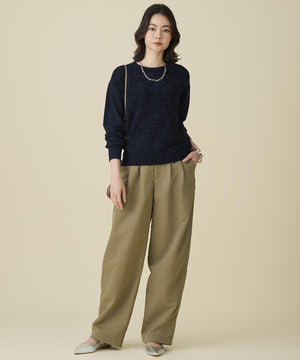 ブークレミックスツイード ニット