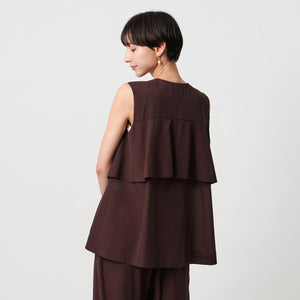 シアー バックフレア ベスト ‐ウォッシャブル‐