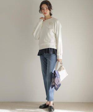 ミッドデニム パンツ