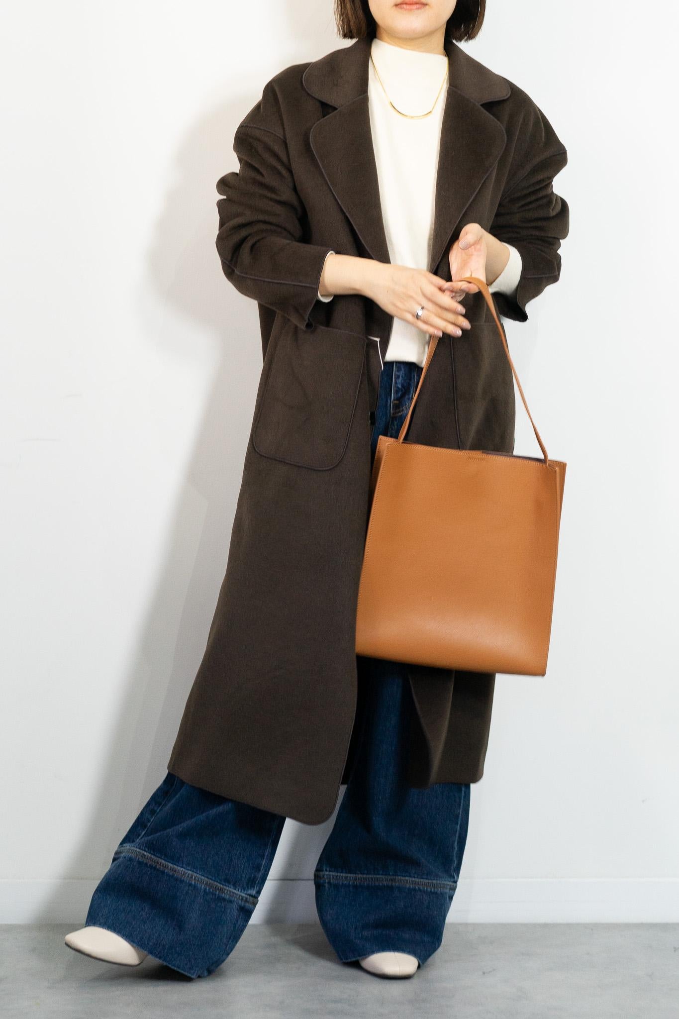 ニットパイルチェスターコート