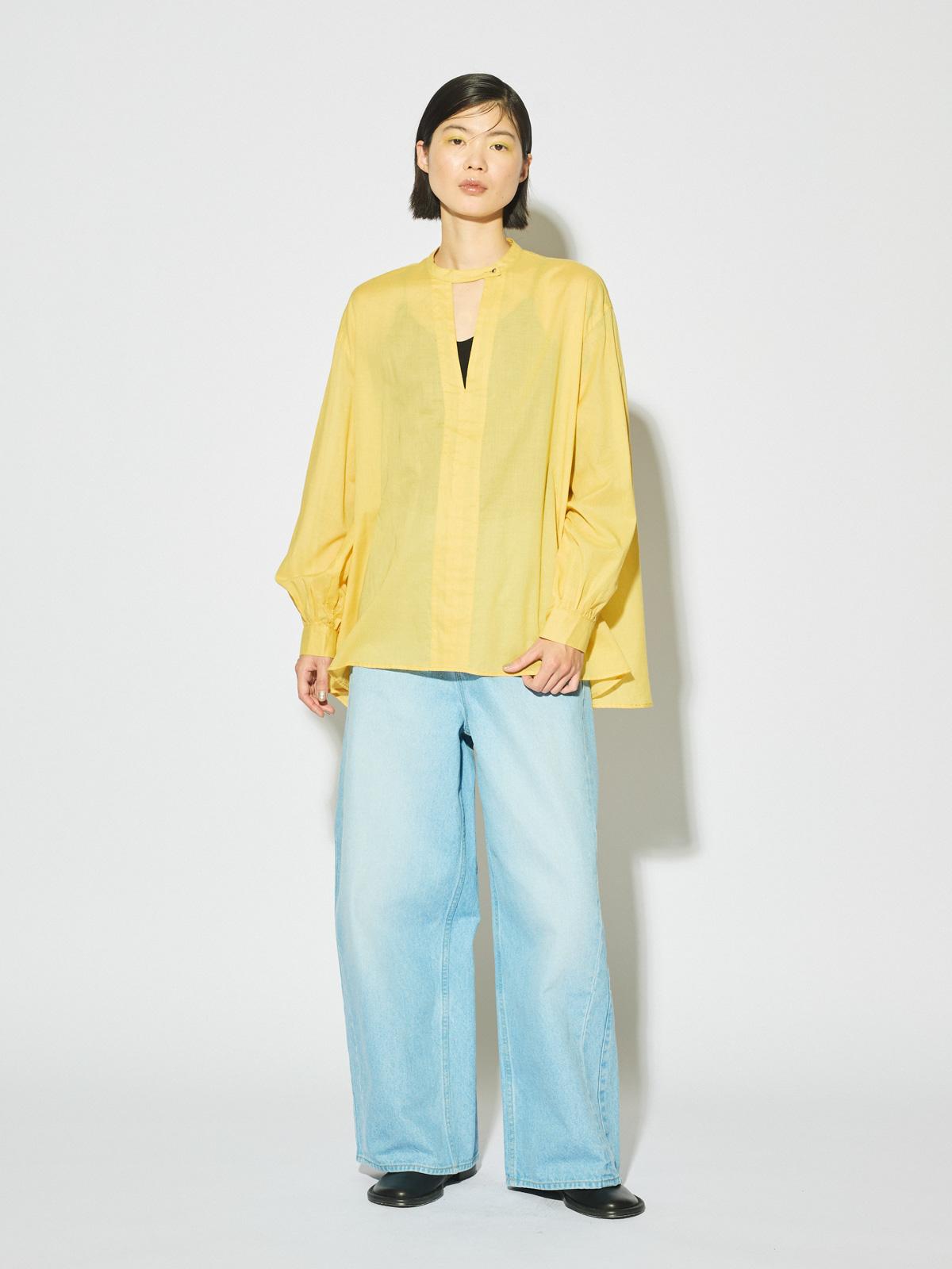 MIDIUMISOLID for Ladies バレルレッグワイドデニム