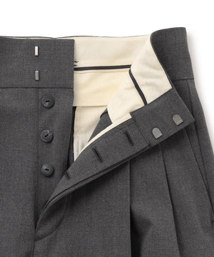 TRツイル ワイドトラウザー