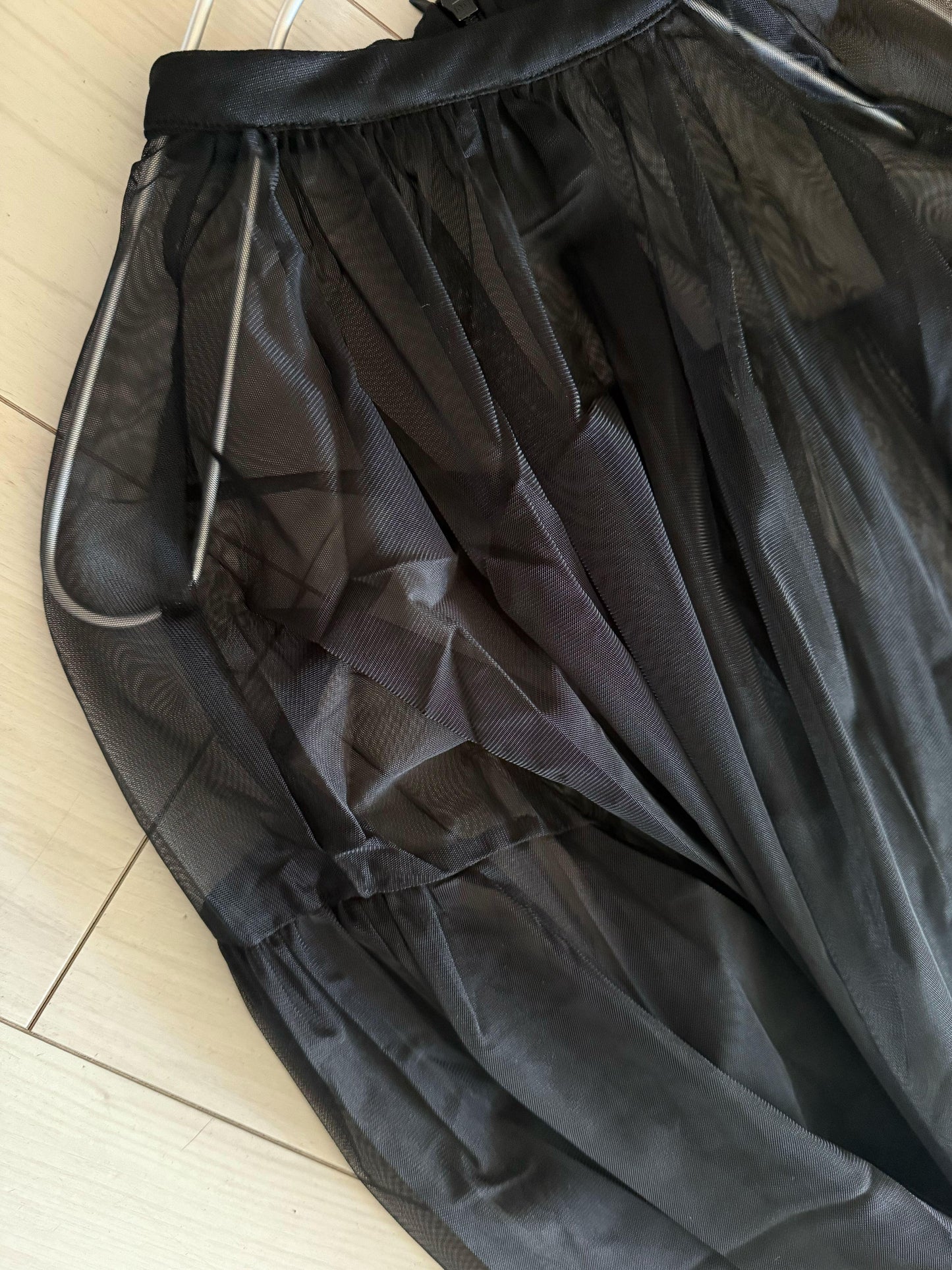 チュールブラウスキャミソールセット