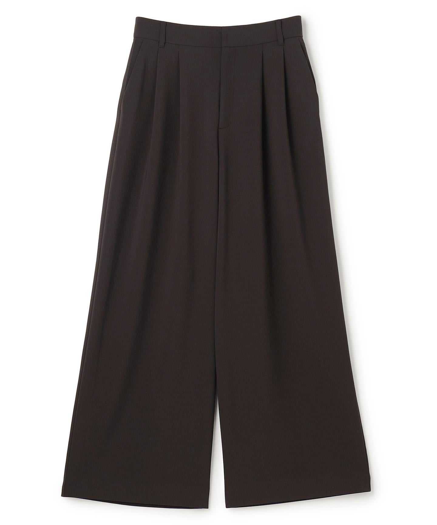 マイビューティ タックワイドパンツ