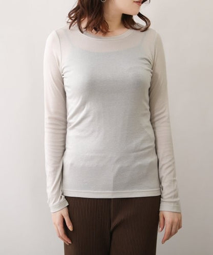 Ｔｅソフトミラノリブプルオーバー