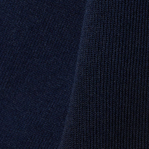 襟付き 5分袖 プルオーバー ニット