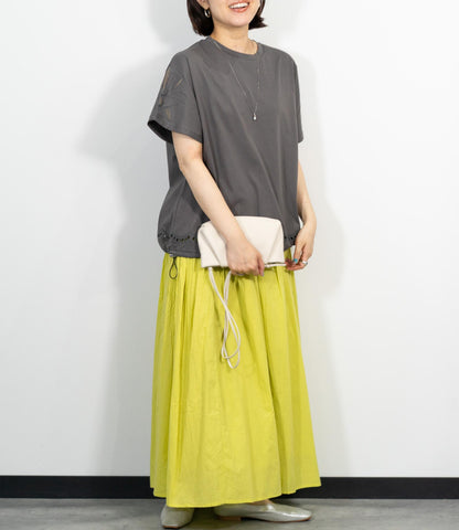 カッティンググドロストTシャツ