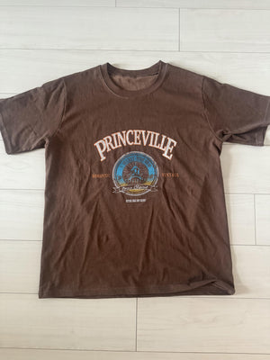 ヴィンテージライクPRINCEVILLEロゴTシャツ