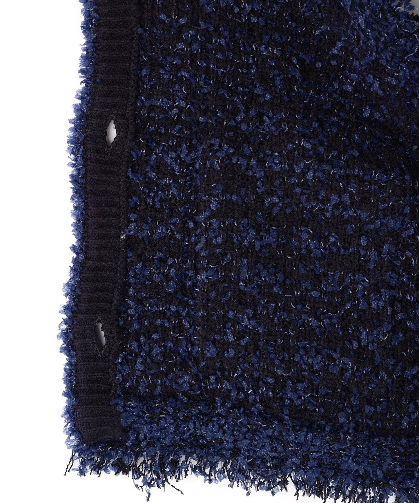 ツイーディーニットジレ