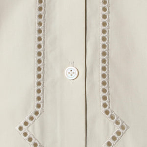 エンブロイダリーカラー シャツ