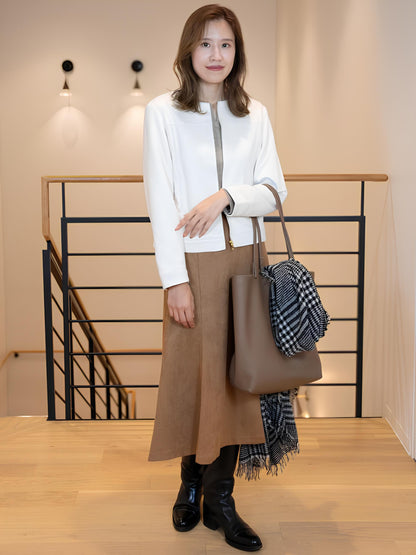 スエードスカート