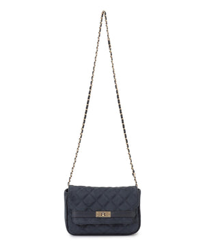 スエード キルティング ショルダーバッグ